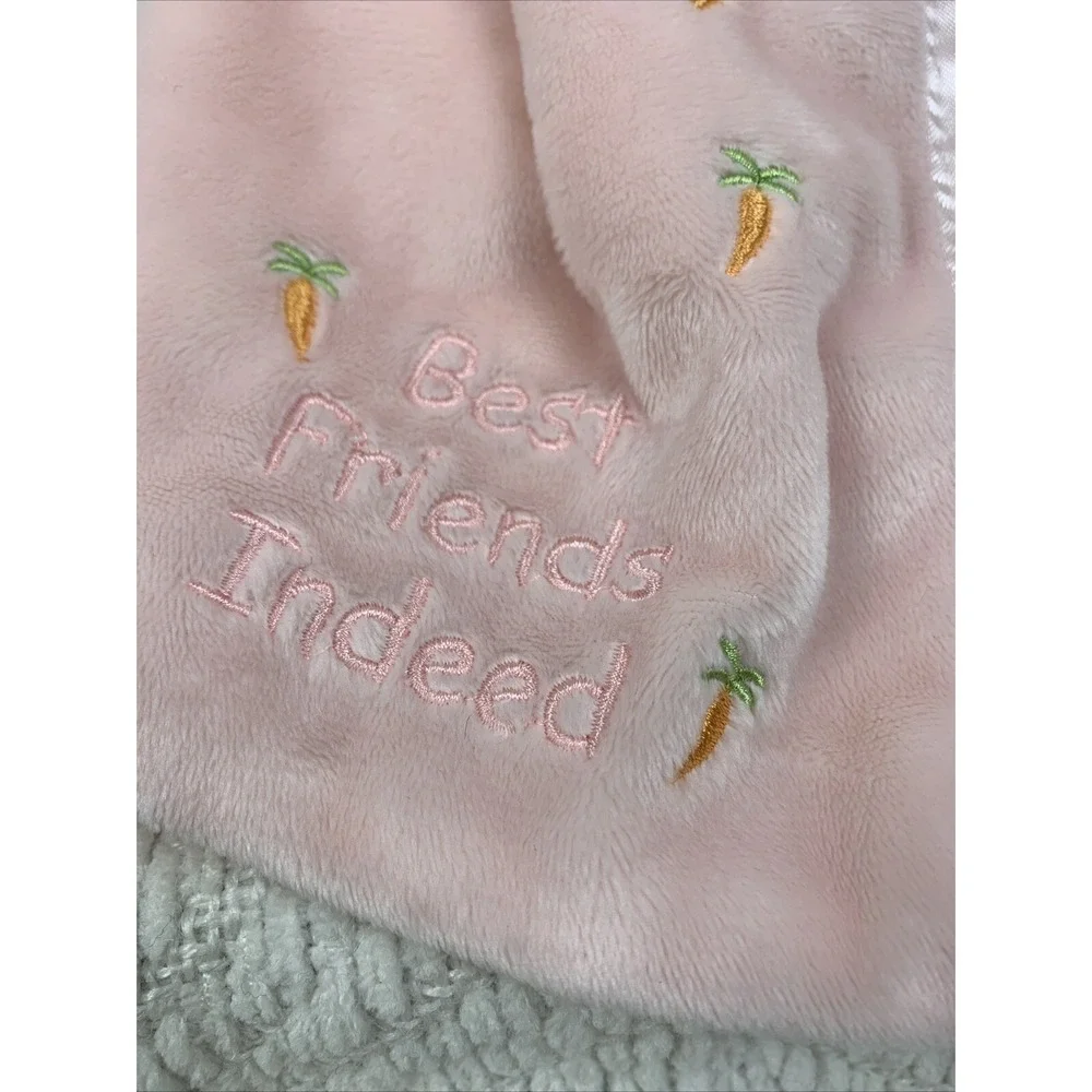 Bunnies By The Bay‎ Pink Best Friends Indeed Blossom Lovey Baby Security Blanket